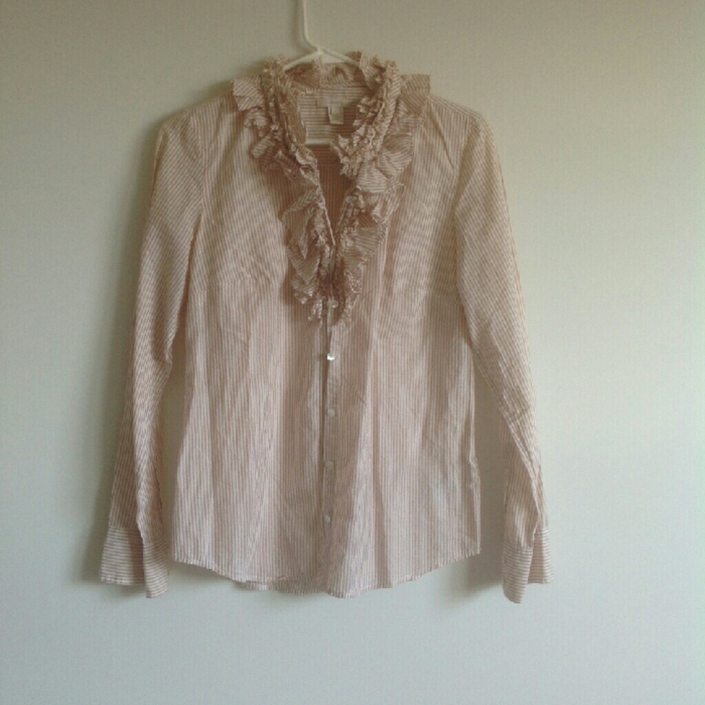 J-crew Ruffle Top